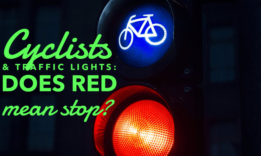 Cyclists and traffic lights: does red mean stop?