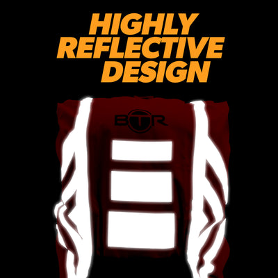 BTR High Visibility Reflective Waterproof Backpack Rucksack Rain Cover