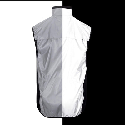 BTR Reflective High Vis Cycling & Running Vest, Gilet 2 Side Pockets - 2P (SECONDS)