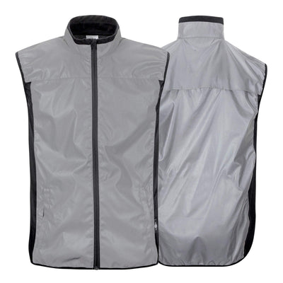 BTR Be Totally Reflective High Vis Cycling & Running Vest, Gilet 2-P (2 Side Pockets)