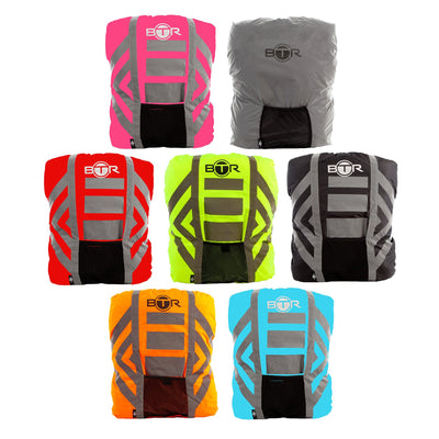BTR High Visibility Reflective Waterproof Backpack Rucksack Rain Cover