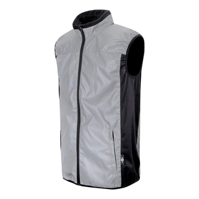 BTR Be Totally Reflective High Vis Cycling & Running Vest, Gilet 2-P (2 Side Pockets)