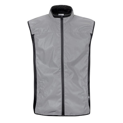 BTR Be Totally Reflective High Vis Cycling & Running Vest, Gilet 2-P (2 Side Pockets)