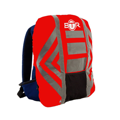 BTR High Visibility Reflective Waterproof Backpack Rucksack Rain Cover