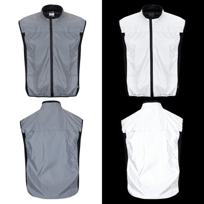 BTR Reflective Cycling & Running Gilet& Vest - No Pockets - Classic Style *SECONDS*