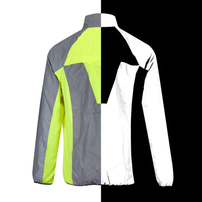 Hi Vis Reflective Running and Cycling Jacket | Reflective and Yellow
