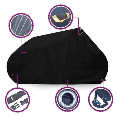 BTR Extra Large Heavy Duty Waterproof Bicycle Cover For 1 or 2 Bikes