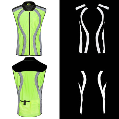 BTR High Visibility & Reflective Cycling, Running, Riding Gilet & Vest