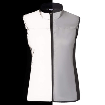 BTR Womens Reflective Cycling & Running High Vis Gilet, Vest (Classic) no pockets. Seconds