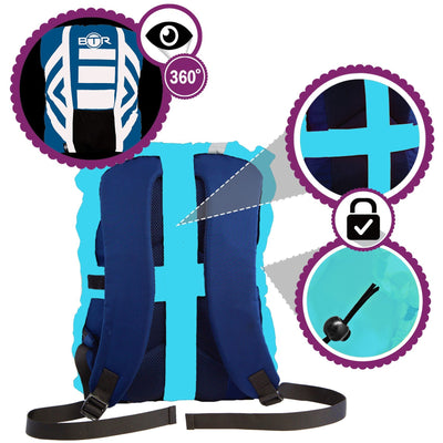BTR High Visibility Reflective Waterproof Backpack Rucksack Rain Cover