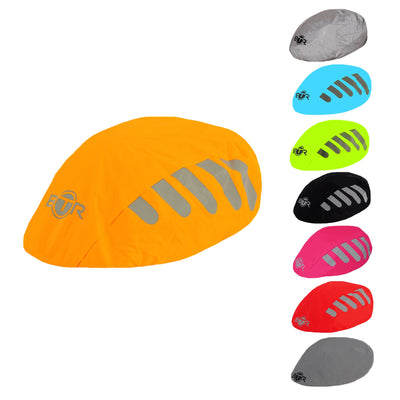BTR Bicycle High Visibility Waterproof Bike Helmet Cover. High Viz