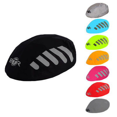 BTR Bicycle High Visibility Waterproof Bike Helmet Cover. High Viz