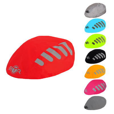 BTR Bicycle High Visibility Waterproof Bike Helmet Cover. High Viz