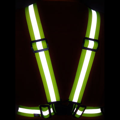BTR Cycling & Running High Vis Reflective Fluorescent Vests, Sashes