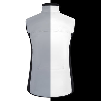 BTR Womens Reflective Cycling & Running High Vis Gilet, Vest