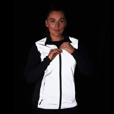 BTR Womens Reflective Cycling & Running High Vis Gilet (SECONDS)