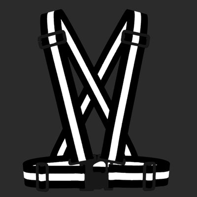 BTR Cycling & Running High Vis Reflective Fluorescent Vests, Sashes