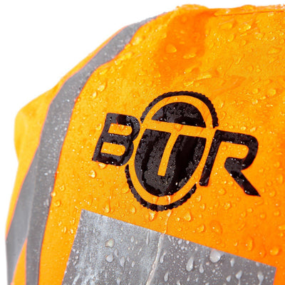 BTR Waterproof High Vis Reflective Backpack Rain Cover with 2 x LED Bicycle Lights