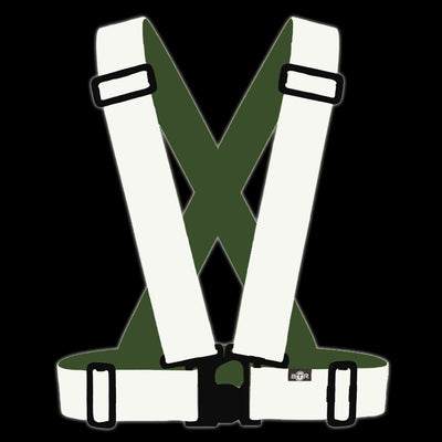 BTR Cycling & Running High Vis Reflective Fluorescent Vests, Sashes