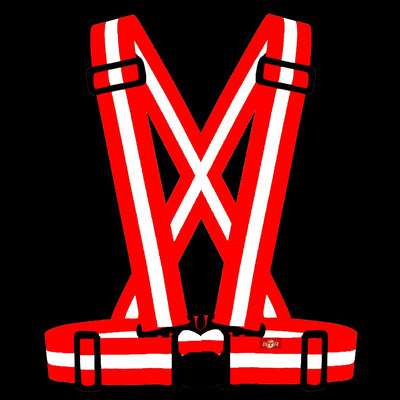 BTR Cycling & Running High Vis Reflective Fluorescent Vests, Sashes