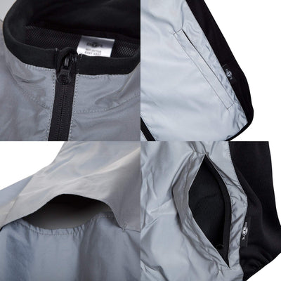 BTR Be Totally Reflective High Vis Cycling & Running Vest, Gilet 2-P (2 Side Pockets)