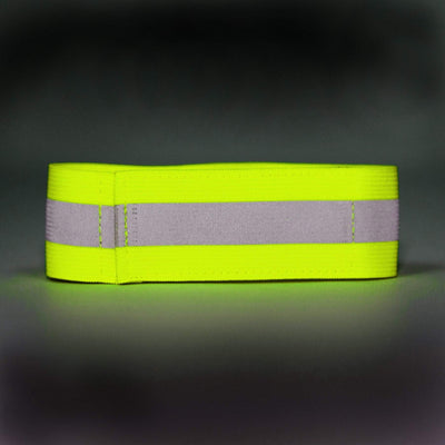 High Vis Yellow Reflective Ankle & Arm Bands For Cycling & Running