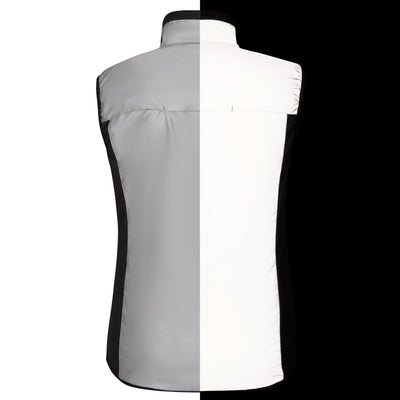 BTR Womens Reflective Cycling & Running High Vis Gilet, Vest (Classic)