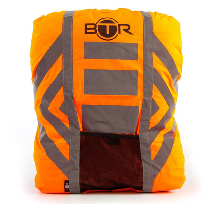Waterproof High Vis Fluorescent Orange Reflective rucksack cover