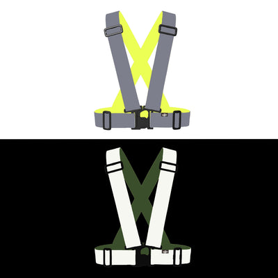 BTR Cycling & Running High Vis Reflective Fluorescent Vests, Sashes