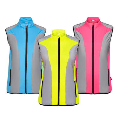 BTR Womens Reflective High Visibility Running & Cycling Vest SECONDS