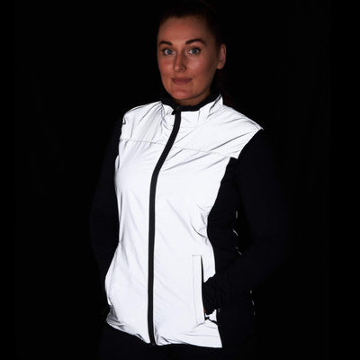 BTR Womens Reflective Cycling & Running High Vis Gilet (SECONDS)