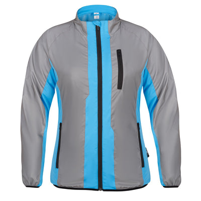 BTR Womens High Visibility Reflective Cycling & Running Jacket.
