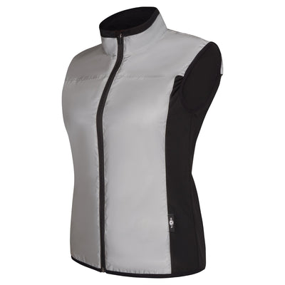 BTR Womens Reflective Cycling & Running High Vis Gilet, Vest (Classic)
