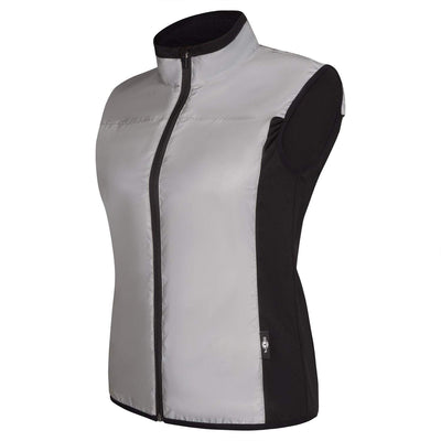 BTR Womens Reflective Cycling & Running High Vis Gilet, Vest (Classic) no pockets. Seconds