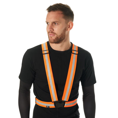 BTR Cycling & Running High Vis Reflective Fluorescent Vests, Sashes