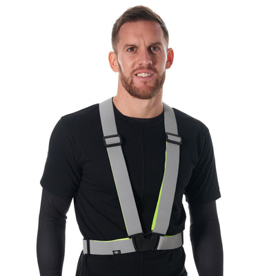 BTR Cycling & Running High Vis Reflective Fluorescent Vests, Sashes