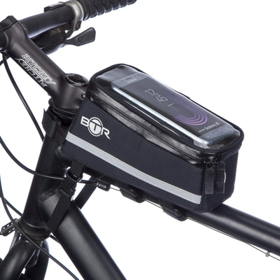 BTR Deluxe Bike Bag Phone Holder, Phone Mount & Waterproof Rain Cover GEN 5