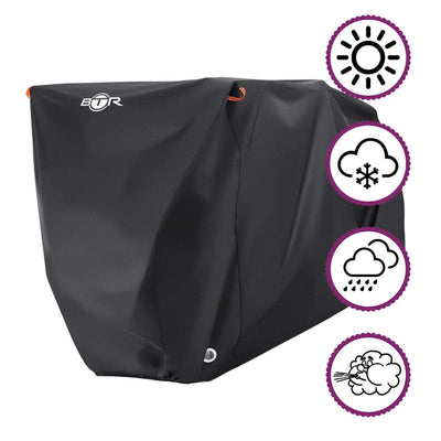 BTR Extra Large Heavy Duty Waterproof Bicycle Cover For 1 or 2 Bikes