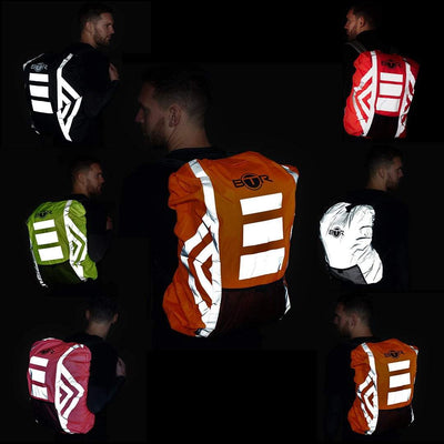 BTR High Visibility Reflective Waterproof Backpack Rucksack Rain Cover