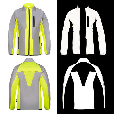 BTR Womens High Visibility Reflective Cycling & Running Jacket. SECONDS