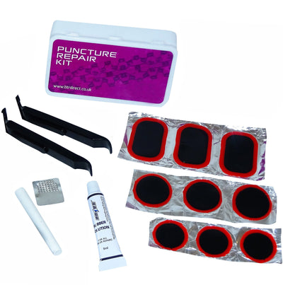 BTR Cycling Bicycle Tyre Puncture Repair Kit