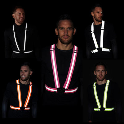 High Visibility Reflective Vest, Sash, for Running & Cycling
