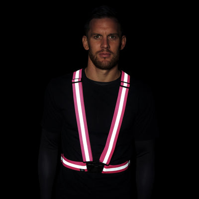 BTR Cycling & Running High Vis Reflective Fluorescent Vests, Sashes
