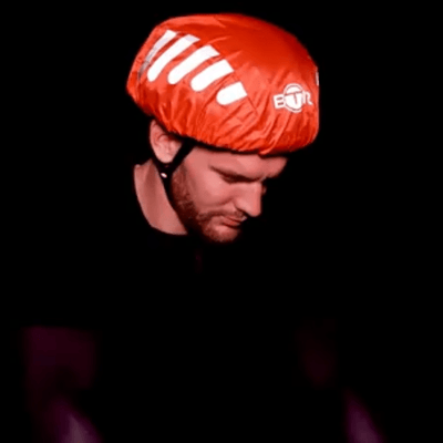 BTR Bicycle High Visibility Waterproof Bike Helmet Cover. High Viz