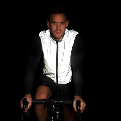 BTR High Visibility & Totally Reflective Running & Cycling Gilet & Vest - No Pockets Classic Style