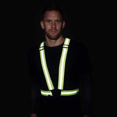 High Visibility Reflective Vest, Sash, for Running & Cycling