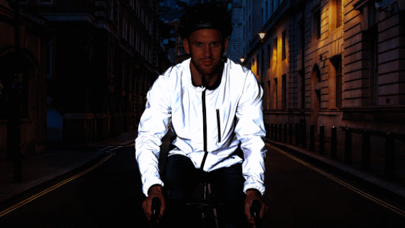 As the night gets darker, you get brighter!  Make sure you are seen!