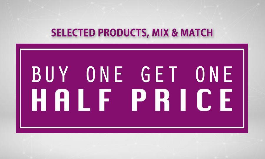 BTR Special Offer Promotion Buy 1 Get 1 Half Price