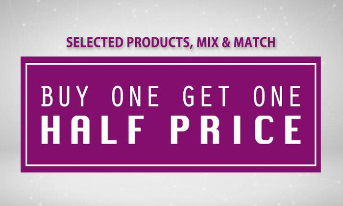 BTR Special Offer Promotion Buy 1 Get 1 Half Price