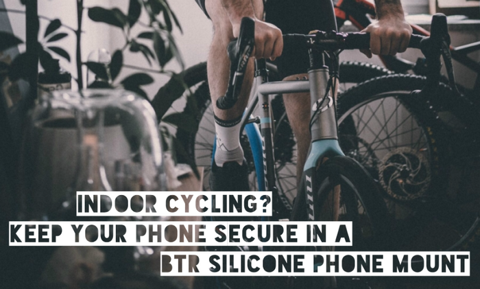 Zwift? TrainerRoad? Rouvy? Sufferfest? Bkool? Whichever you choose, keep your phone secure in the BTR silicone phone mount